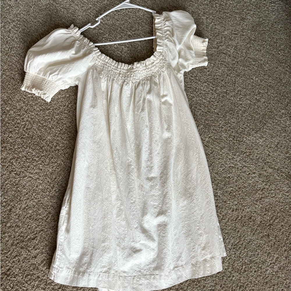 Free people white mini dress